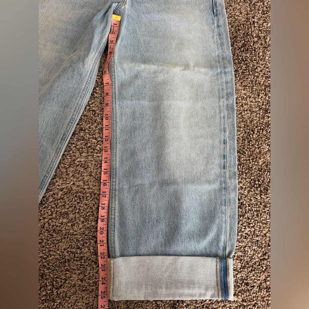 Ayla Baggy Cuffed Crop Citizens Of Humanity Denim Jeans - Picture 7 of 8